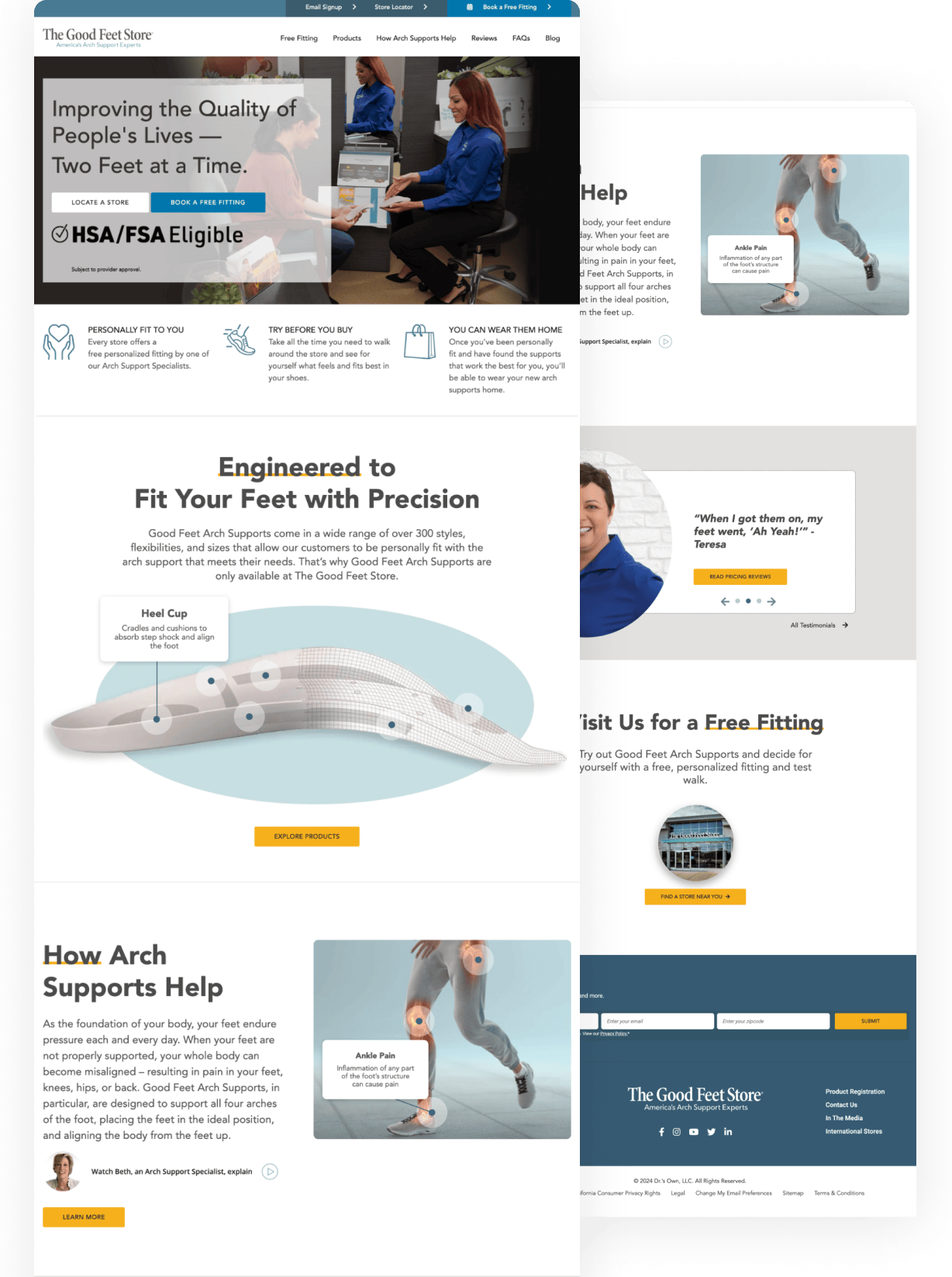 goodfeet worldwide, gfw screens